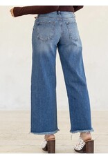 Kancan Crater HR Crop Wide Leg Jeans