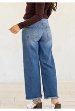 Kancan Crater HR Crop Wide Leg Jeans