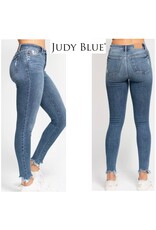 Judy Blue Judy Blue HW Skinny w Destroy & Shark Bit Hem