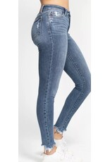 Judy Blue Judy Blue HW Skinny w Destroy & Shark Bit Hem