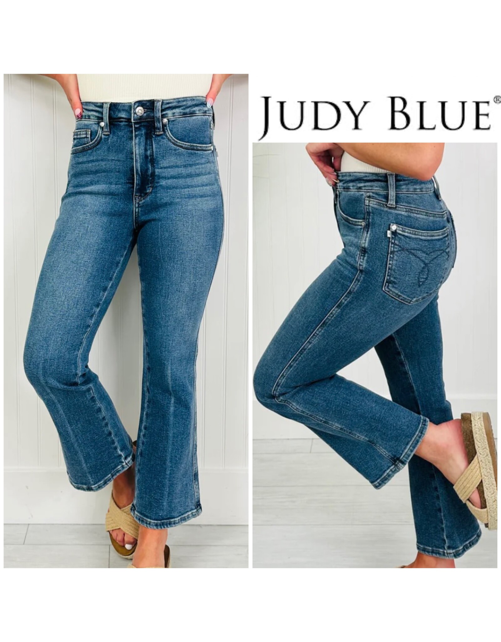 Judy Blue Judy Blue Tummy Control Kick Flare Jeans