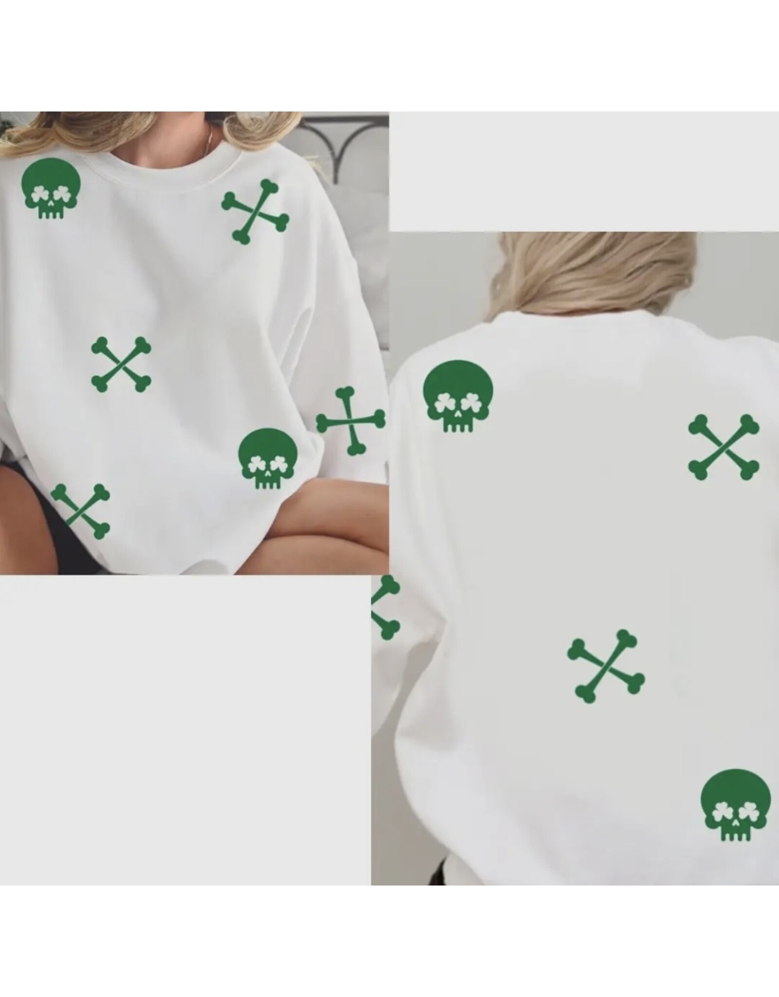 Skull & Bones St Patrick’s Sweatshirt