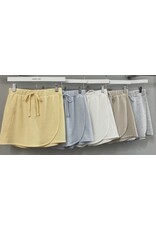 Skort in french terry cloth