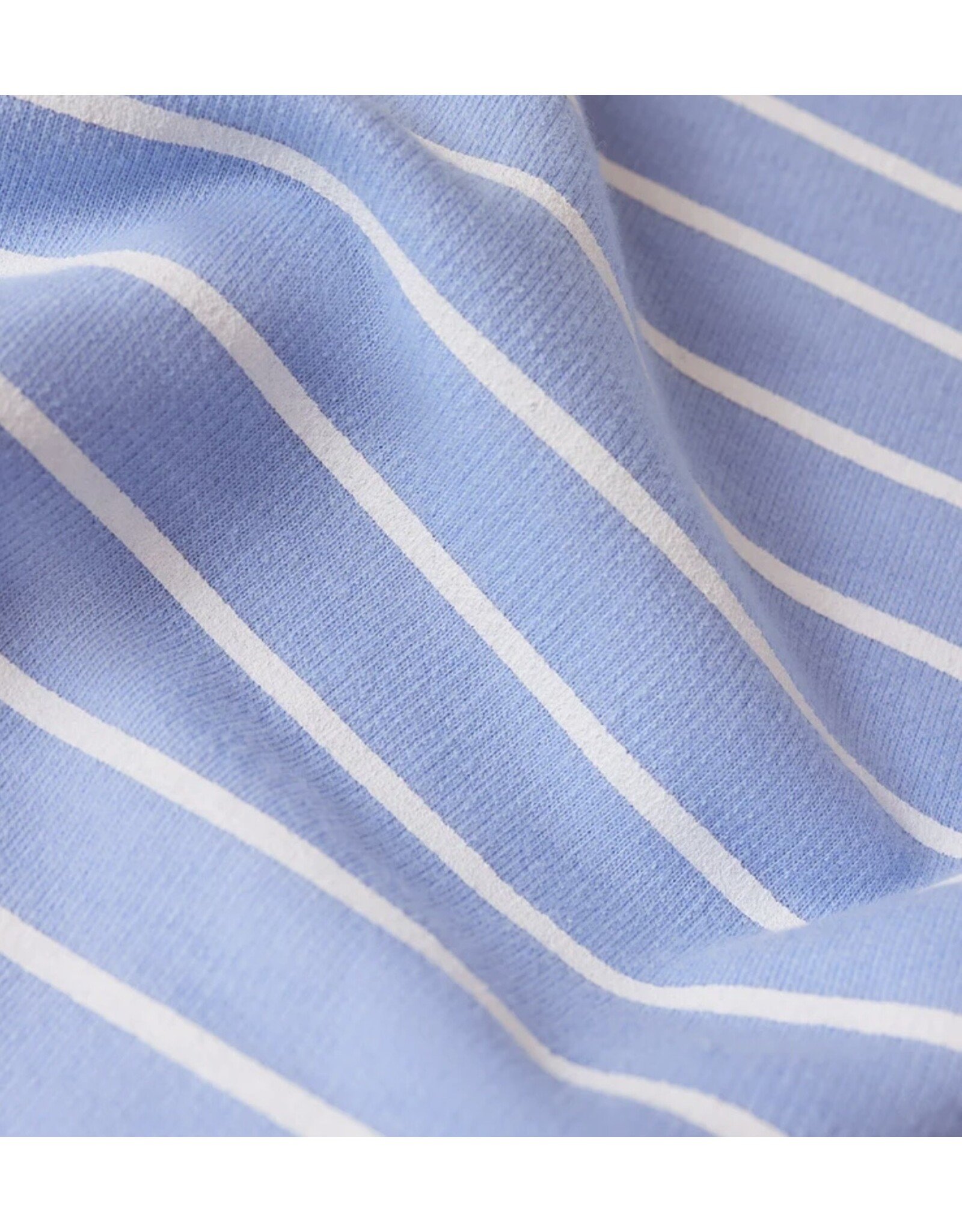 ZSupply ZSupply WEEKENDER STRIPE V NECK BARCELONA BLUE