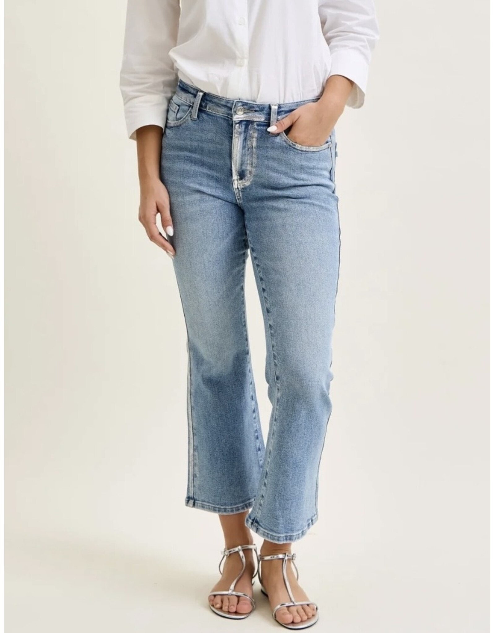 Judy Blue Judy Blue MR Kick Flare & Foiled Seams