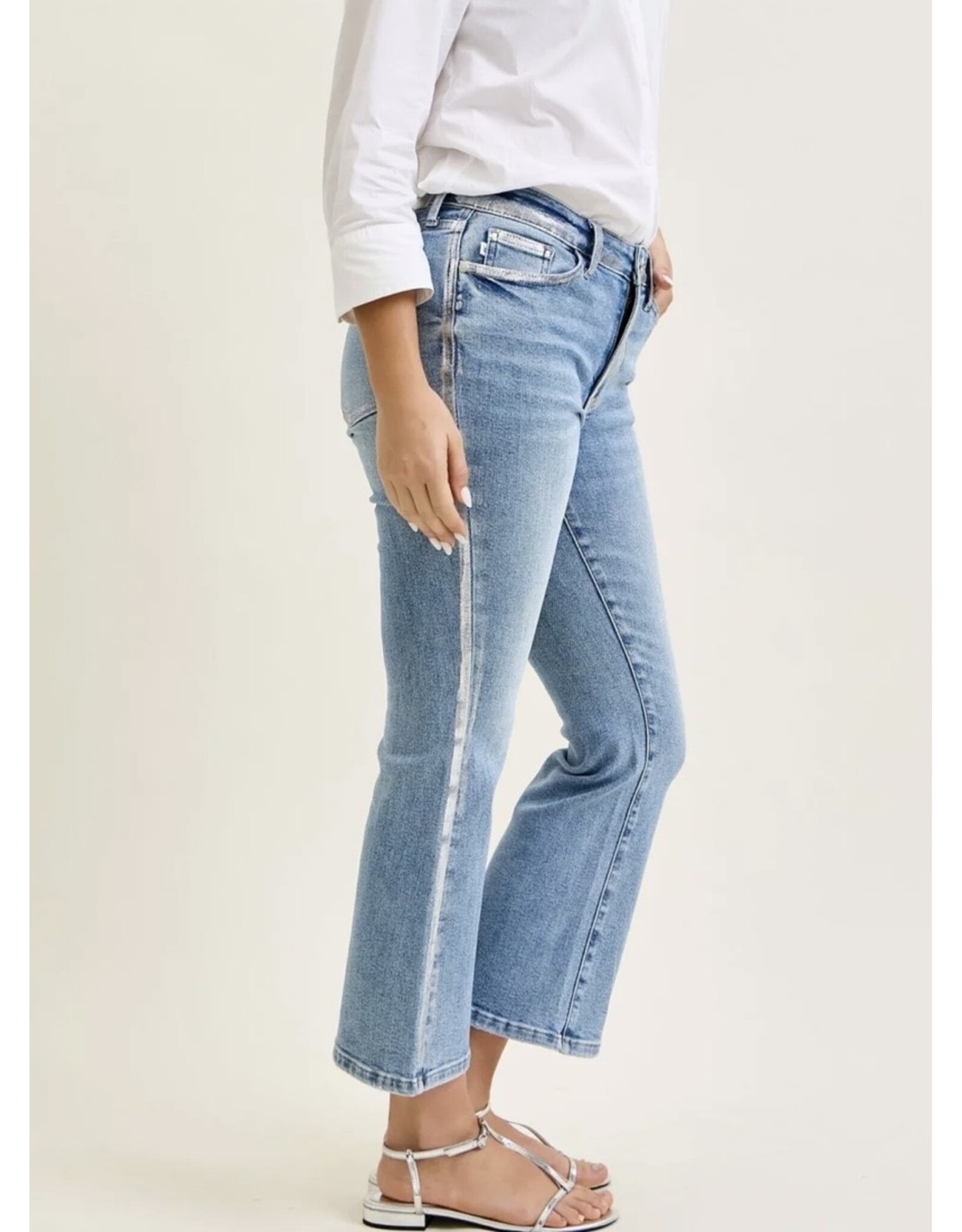 Judy Blue Judy Blue MR Kick Flare & Foiled Seams