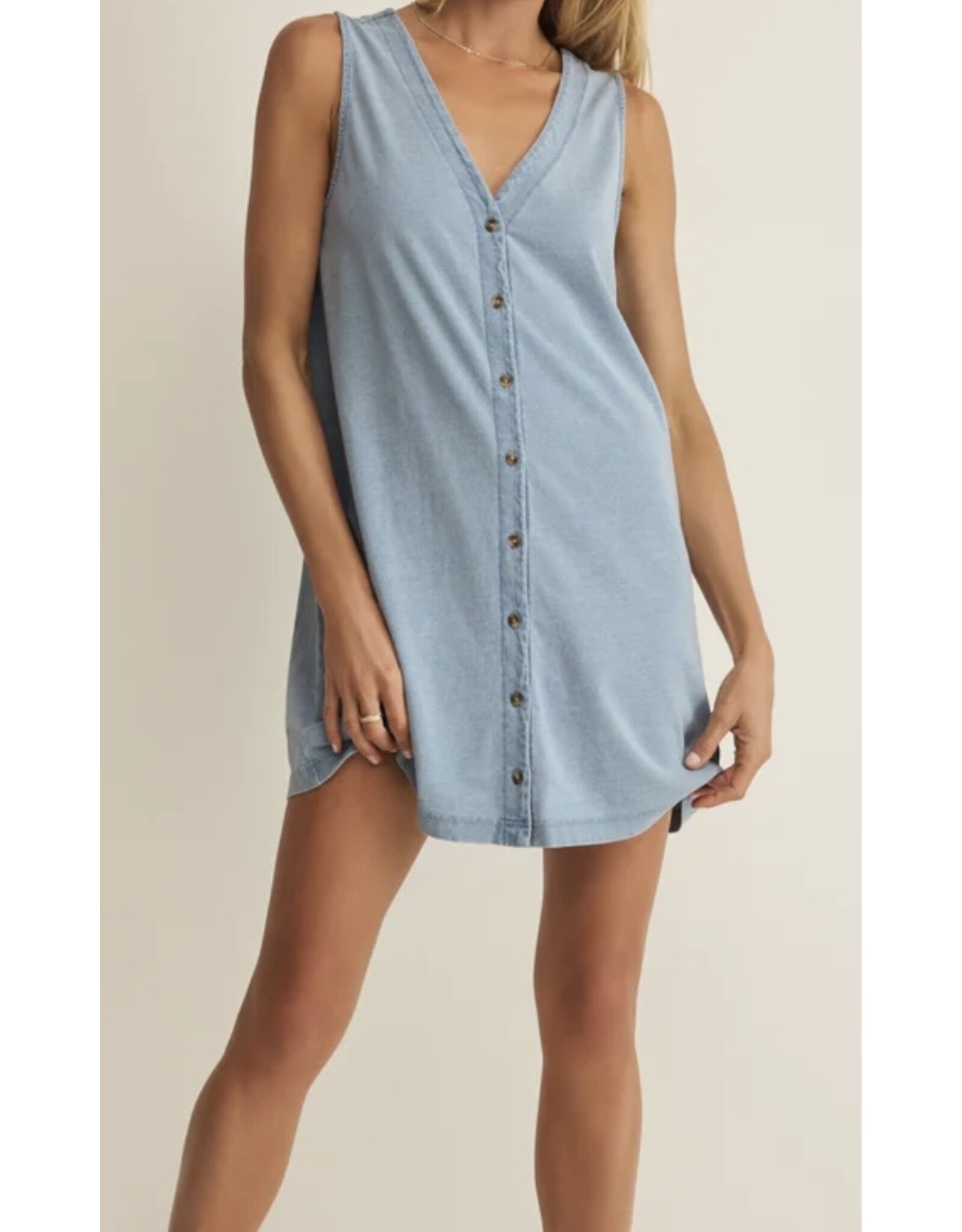 ZSupply ZSupply Solace Jersey Denim Dress