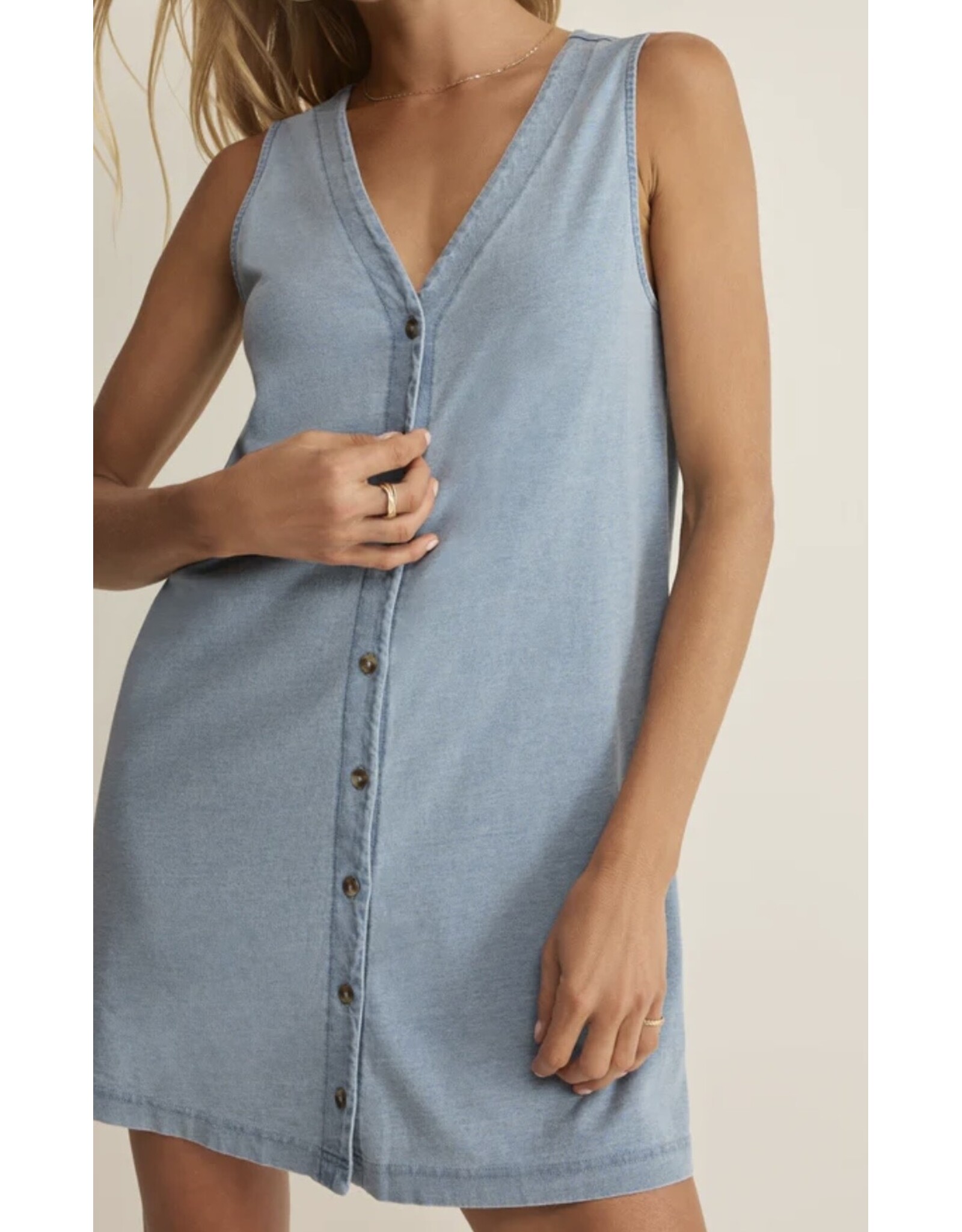 ZSupply ZSupply Solace Jersey Denim Dress