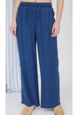 Chambray HW Wide Leg Pants
