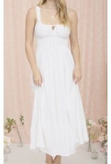 Scalloped Tie Strap Dress