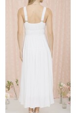 Scalloped Tie Strap Dress