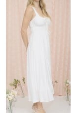 Scalloped Tie Strap Dress