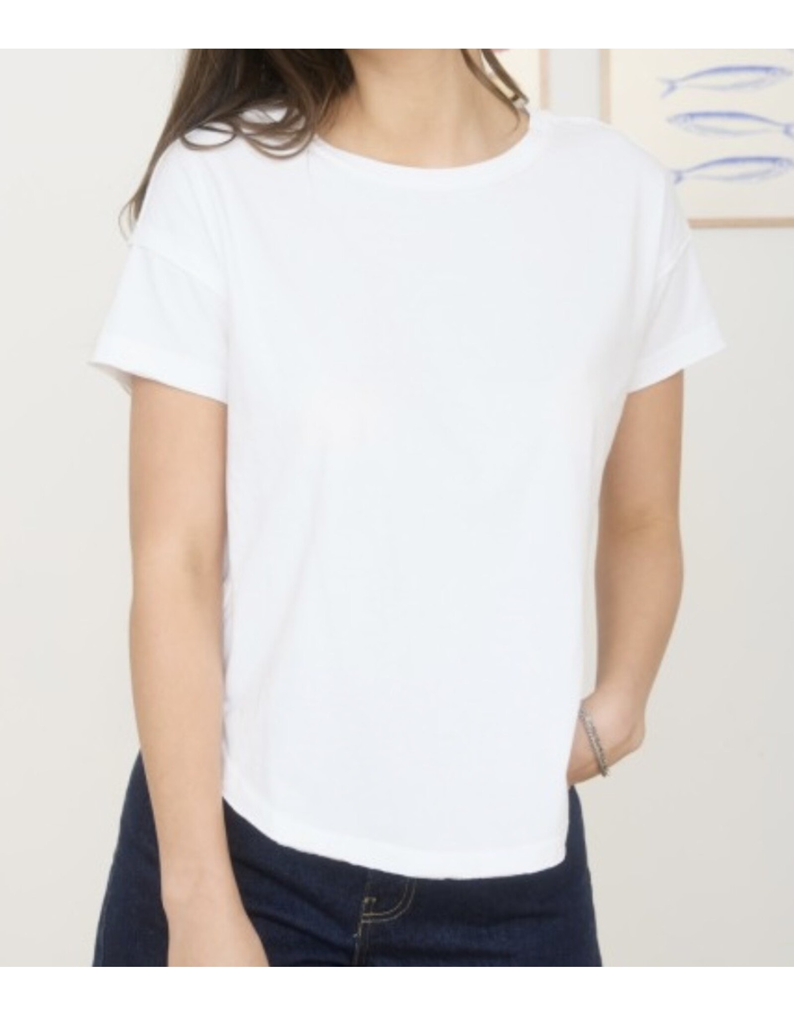 Crew S/S Tee w/ Exposed Seams