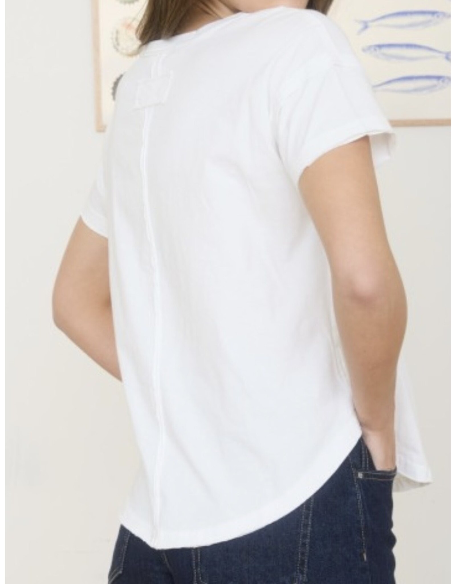 Crew S/S Tee w/ Exposed Seams