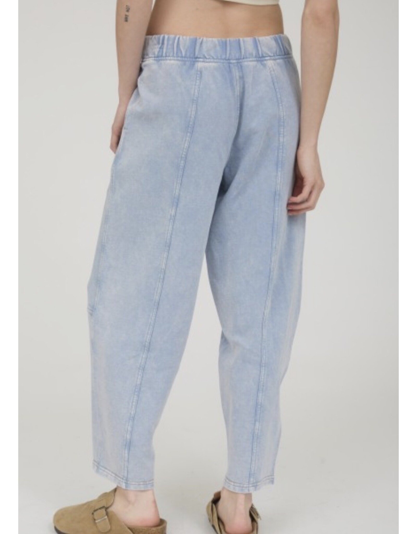 Acid Wash Knit Joggers