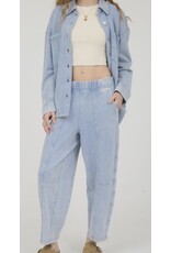 Acid Wash Knit Joggers