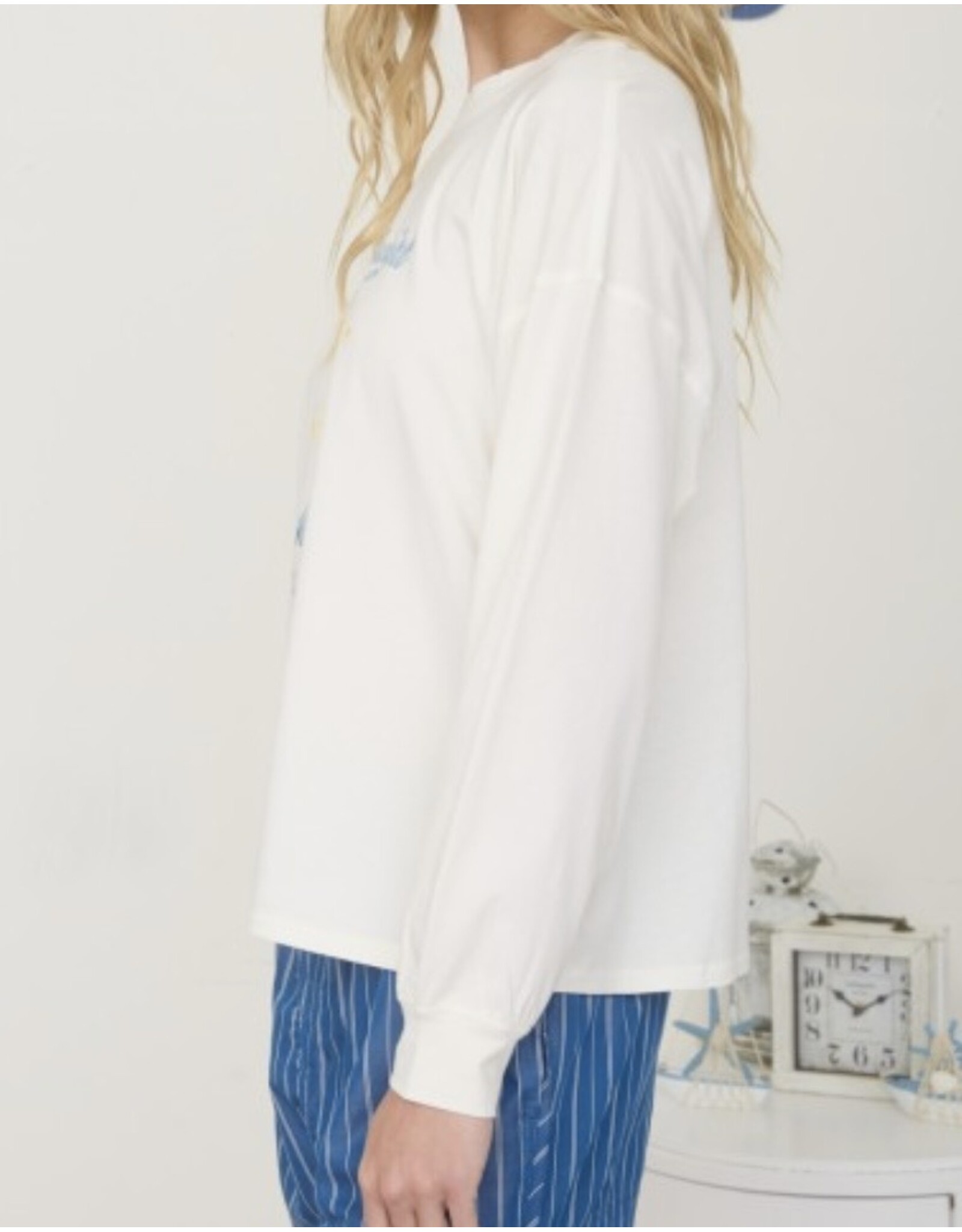 Beach Cowgirl Long Slv Top