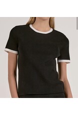 Elan Elan Two Tone Crewneck