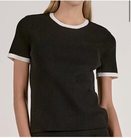 Elan Elan Two Tone Crewneck