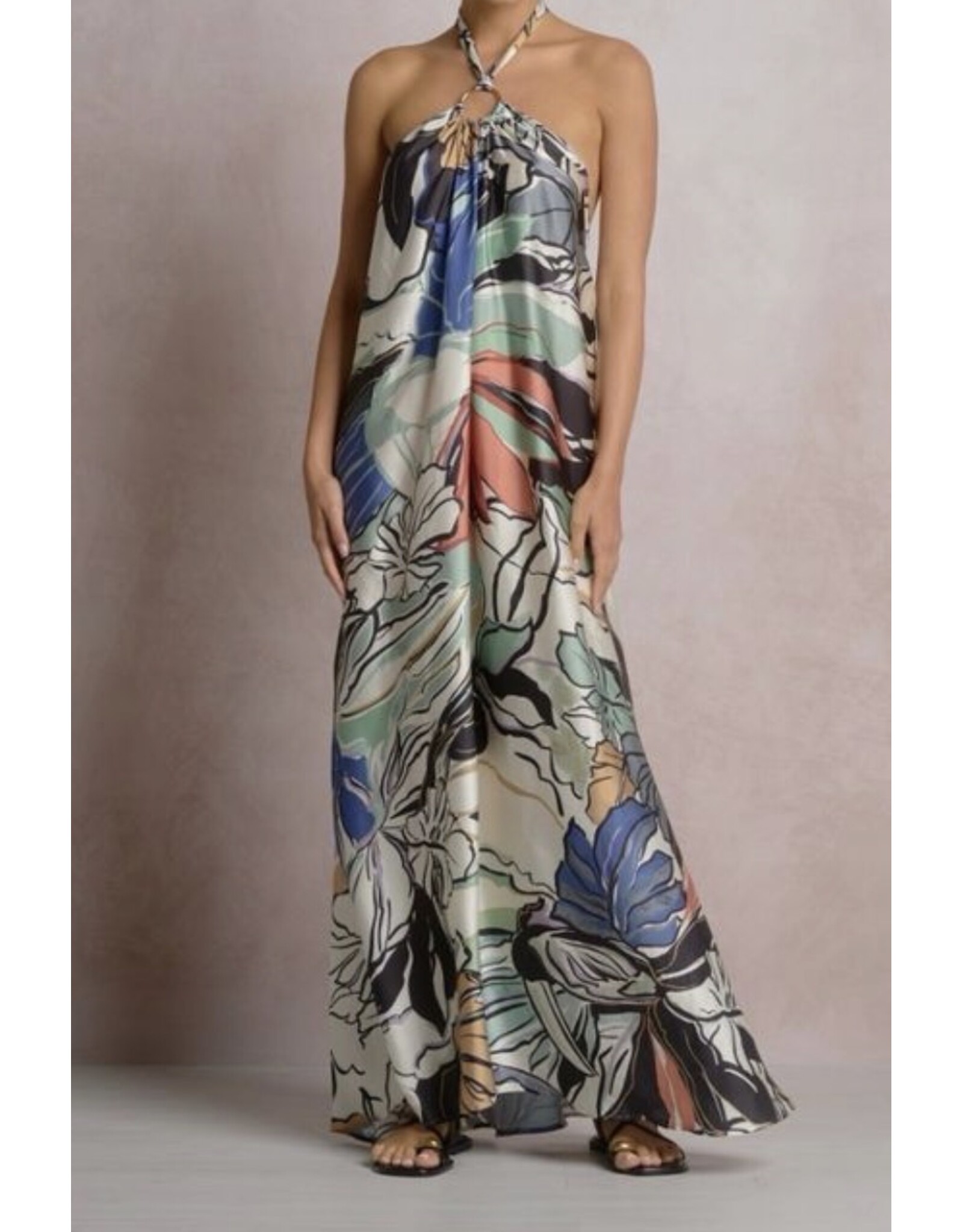 Elan Elan Maxi Halter-Botanical