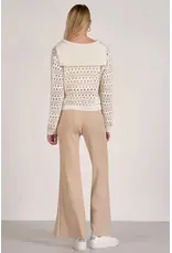 Elan Elan Flyaway Open Knit Cardigan