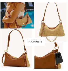 Hammitt Kyle Cocoa Raffia/Gold