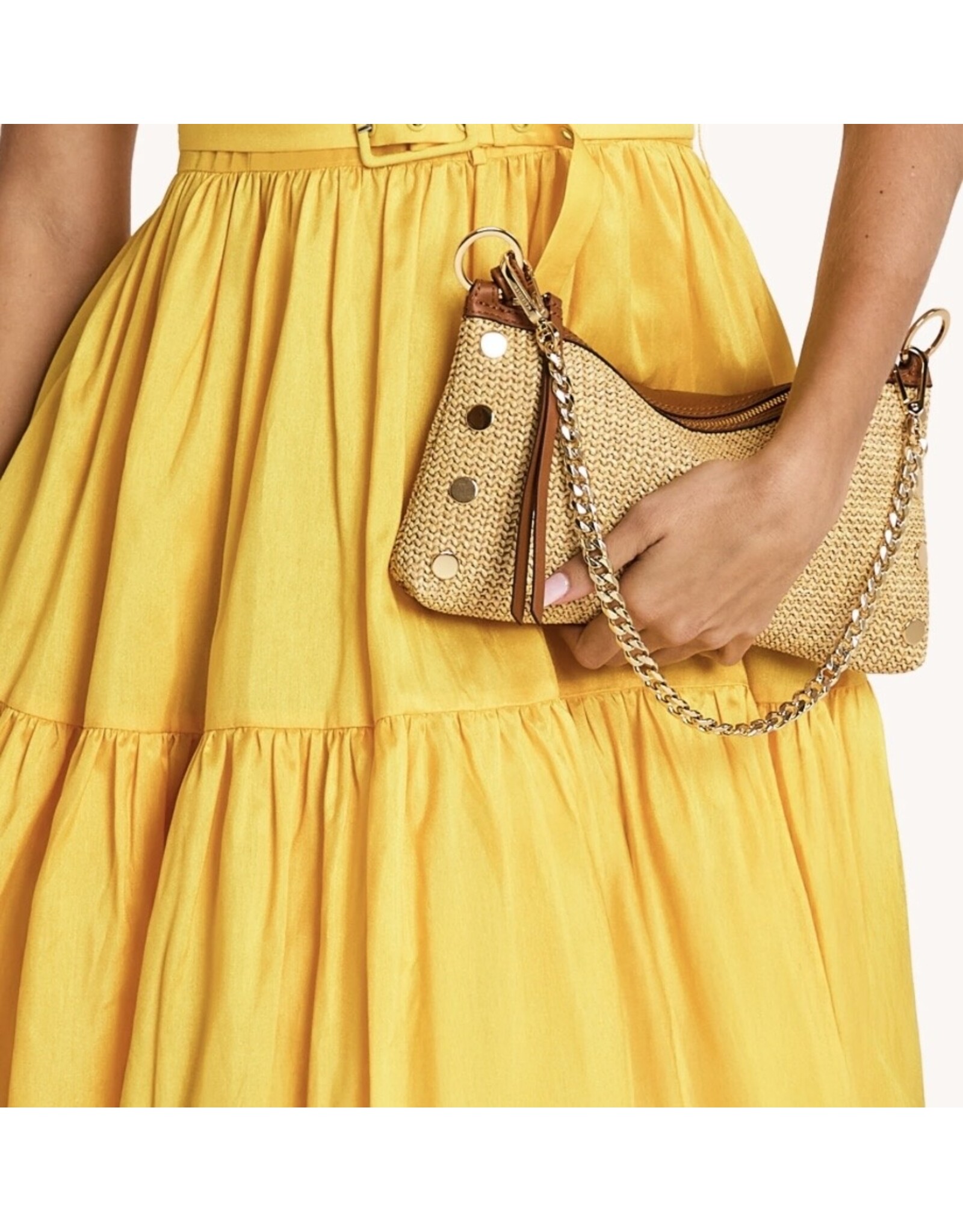 Hammitt Kyle Cocoa Raffia/Gold