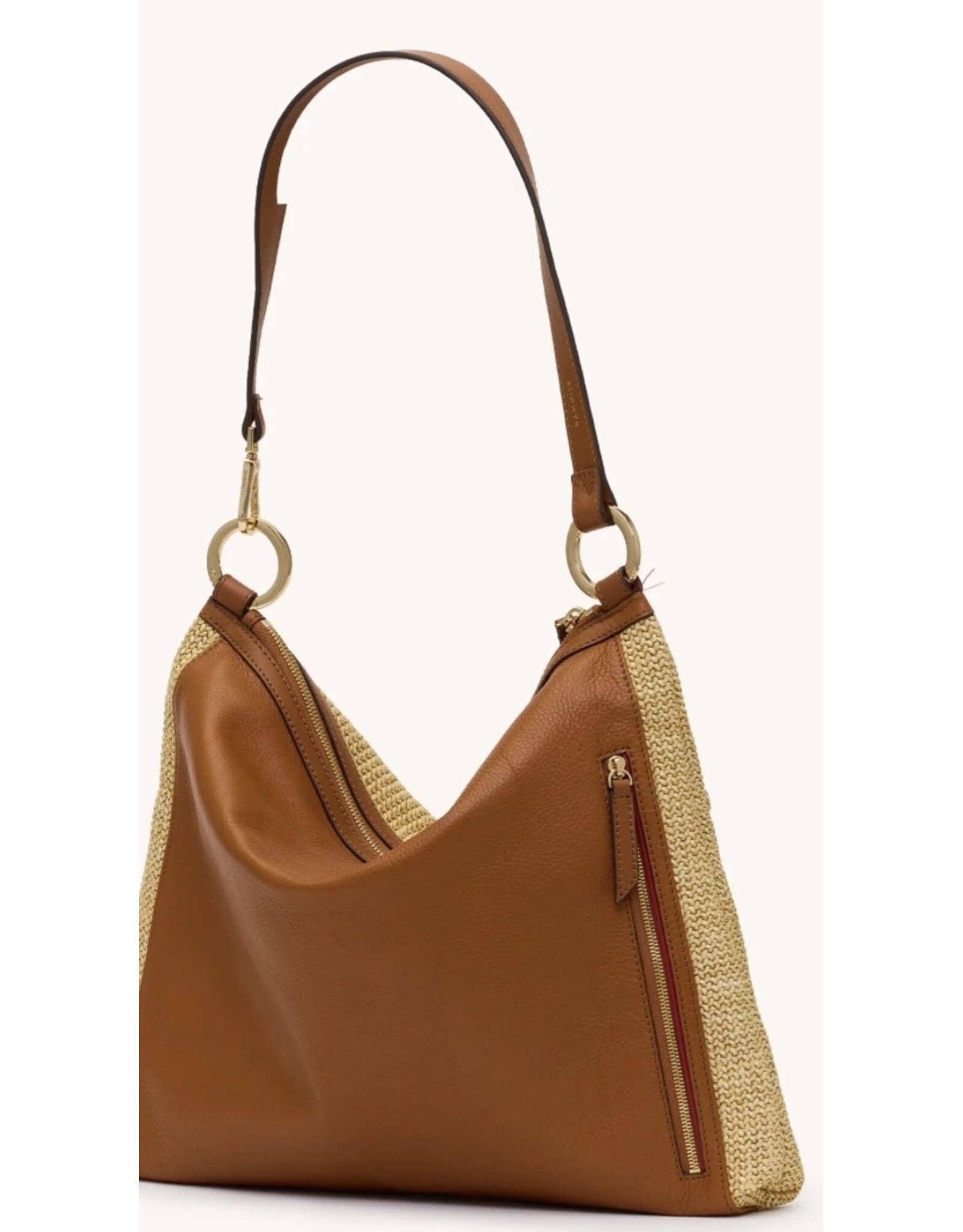 Hammitt Kyle Cocoa Raffia/Gold