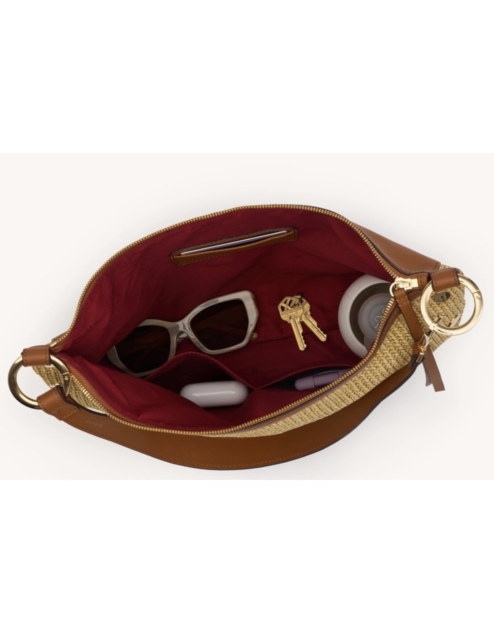 Hammitt Kyle Cocoa Raffia/Gold