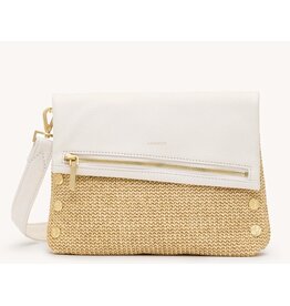 Hammitt VIP Calla Lily White Raffia/Gold