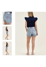 Judy Blue JB HW Slim Short w/ Foil Seams