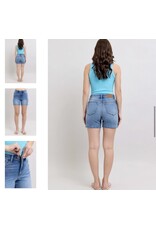 Judy Blue JB HW 2 button mid length dad shorts