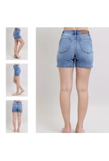 Judy Blue JB HW 2 button mid length dad shorts