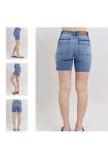 Judy Blue JB MR Bermudas w/ Back Flap Pockets