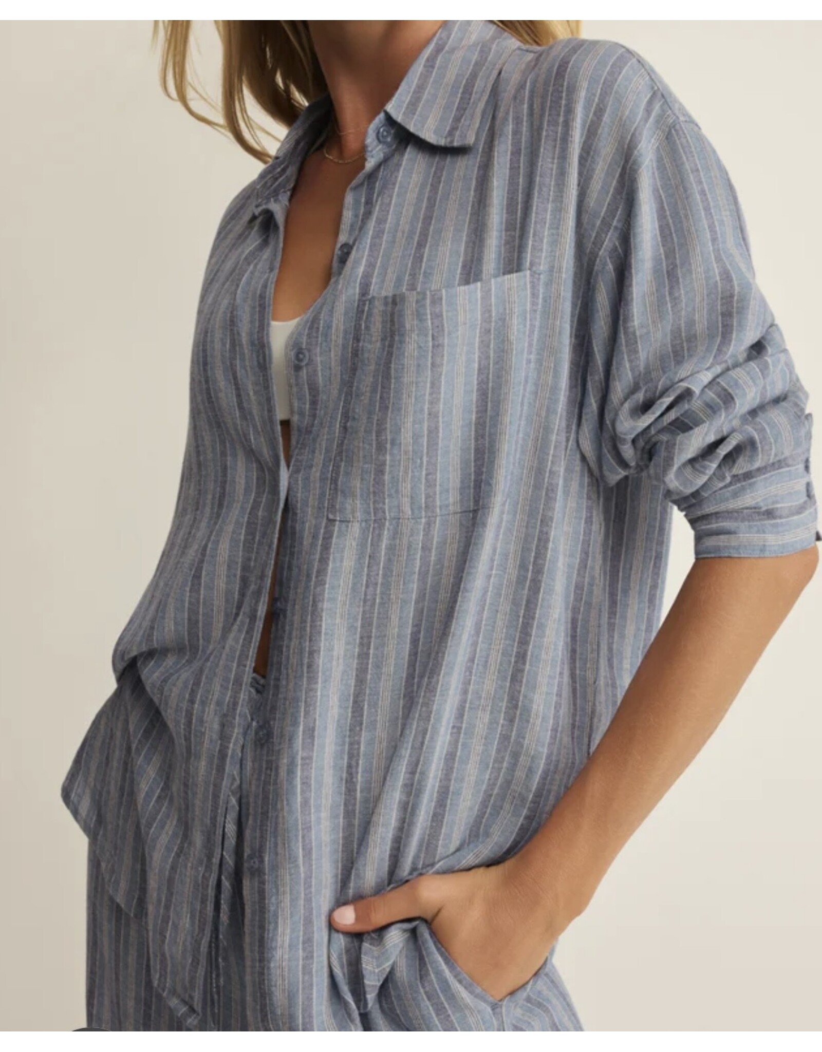 ZSupply ZSupply Perfect Striped Button Up