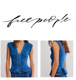 free people FP Dylan Denim Vest