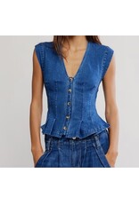 free people FP Dylan Denim Vest