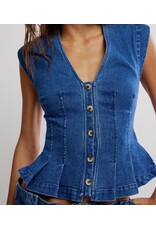 free people FP Dylan Denim Vest