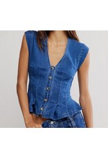 free people FP Dylan Denim Vest