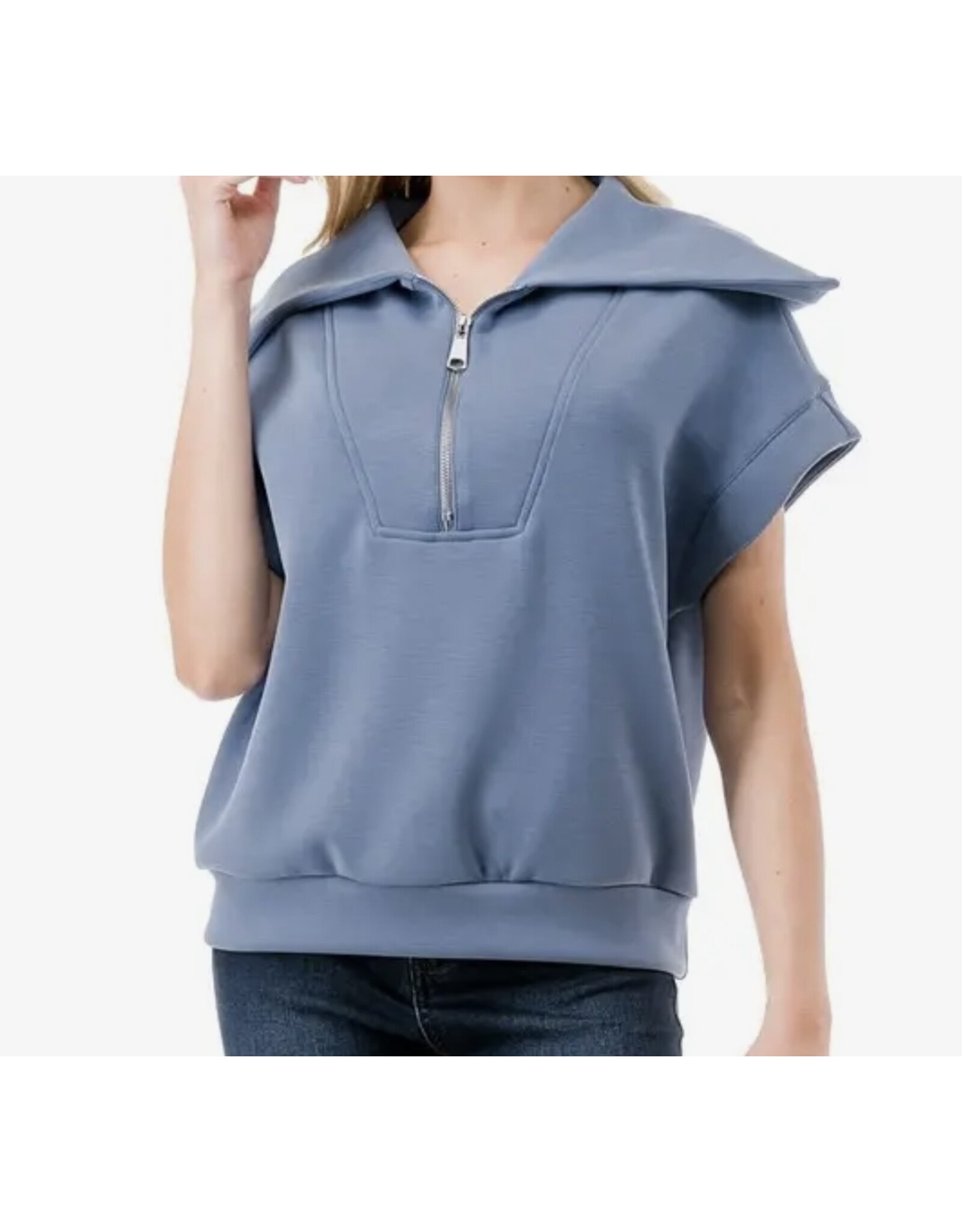 Scuba Short Sleeve Quarter Zip