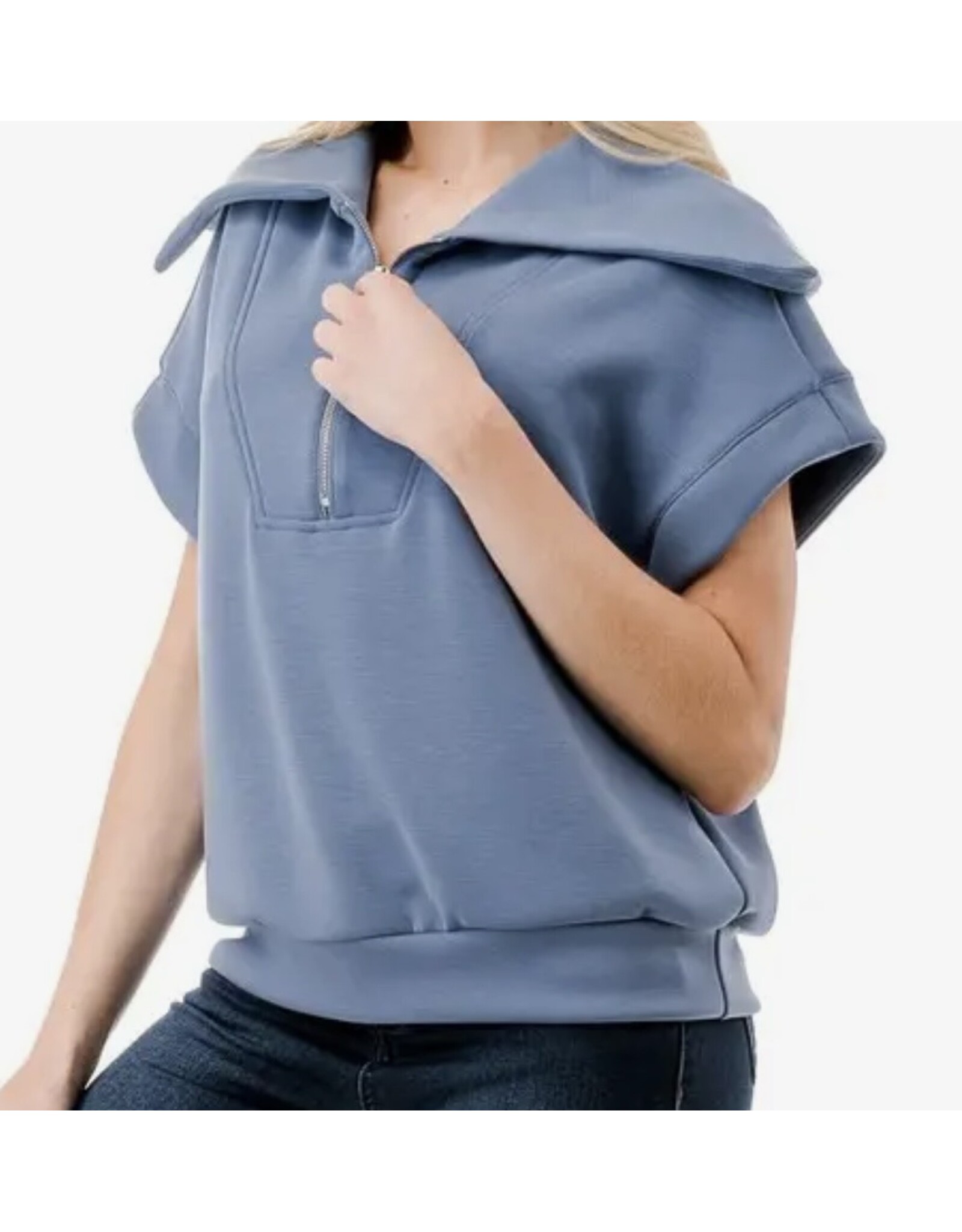 Scuba Short Sleeve Quarter Zip