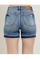 Judy Blue JB MR Tummy Control Release Hem shorts
