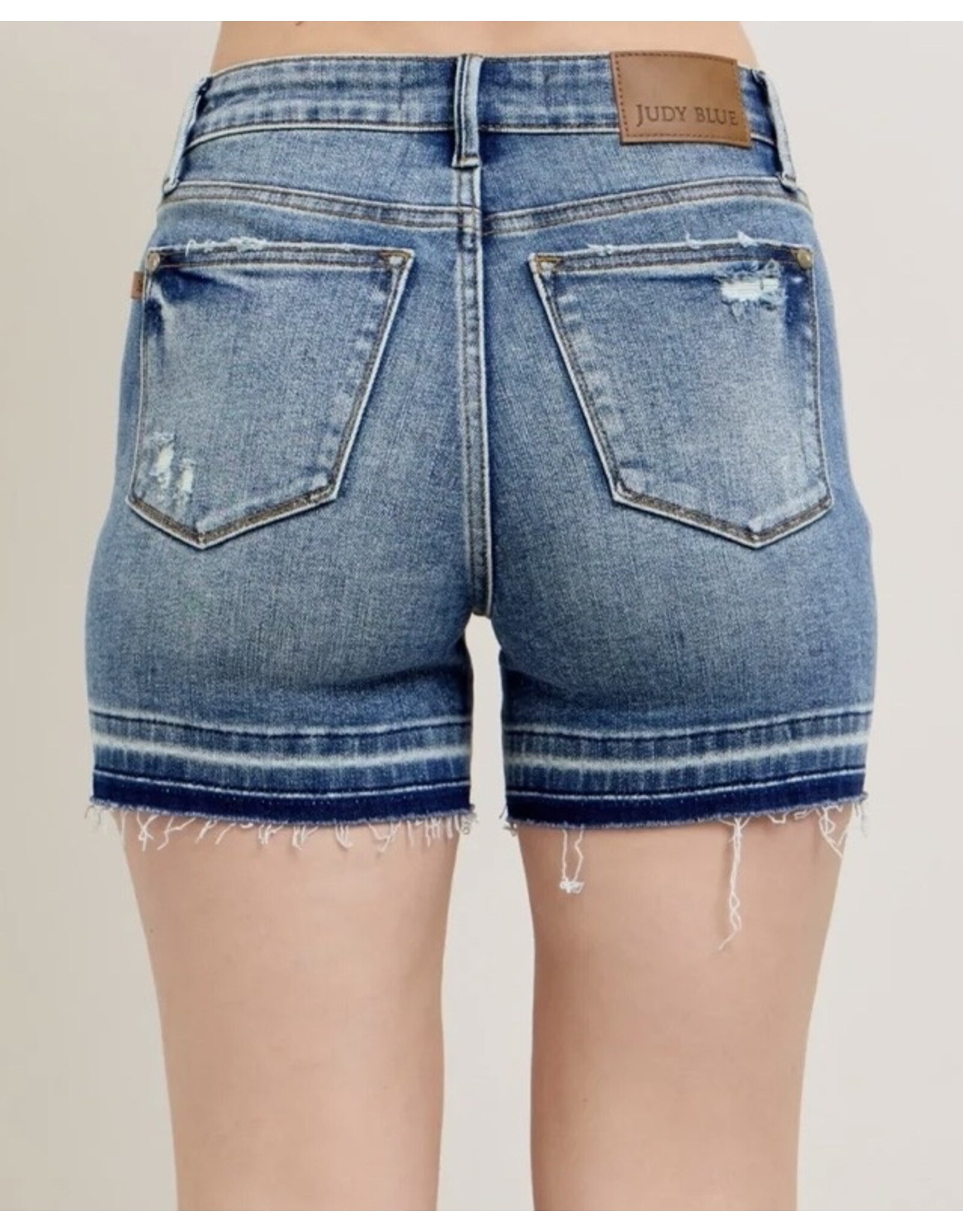 Judy Blue JB MR Tummy Control Release Hem shorts