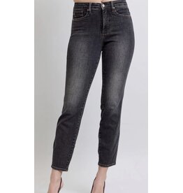 Judy Blue JB MR Tummy Control Black Slim Jeans