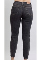 Judy Blue JB MR Tummy Control Black Slim Jeans