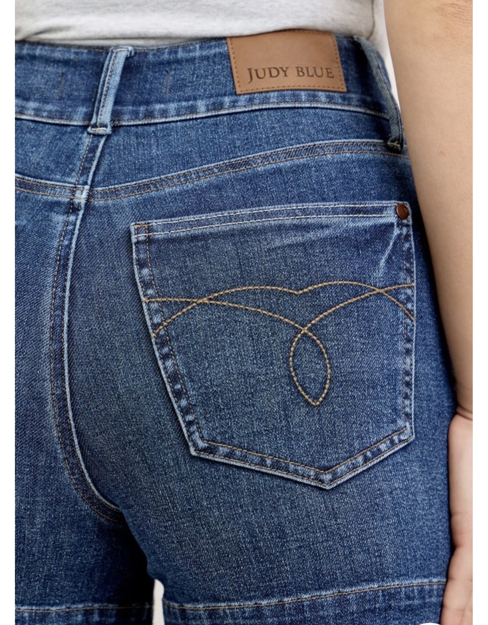 Judy Blue JB HW Tummy Control Dark Slim Short
