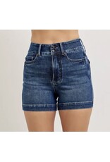 Judy Blue JB HW Tummy Control Dark Slim Short
