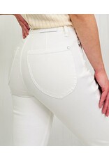 Judy Blue JB HW Tummy Control White Capri Jeans