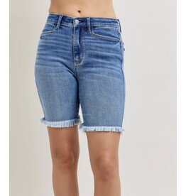 Judy Blue JB HW Bermuda Denim Shorts
