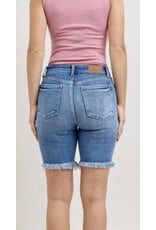 Judy Blue JB HW Bermuda Denim Shorts